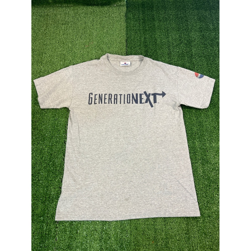 Vintage Pepsi Generation Next T Shirt Mens Medium Gray 90s Promo Graphic Tee